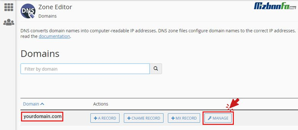 ست کردن dns در هاست cpanel
