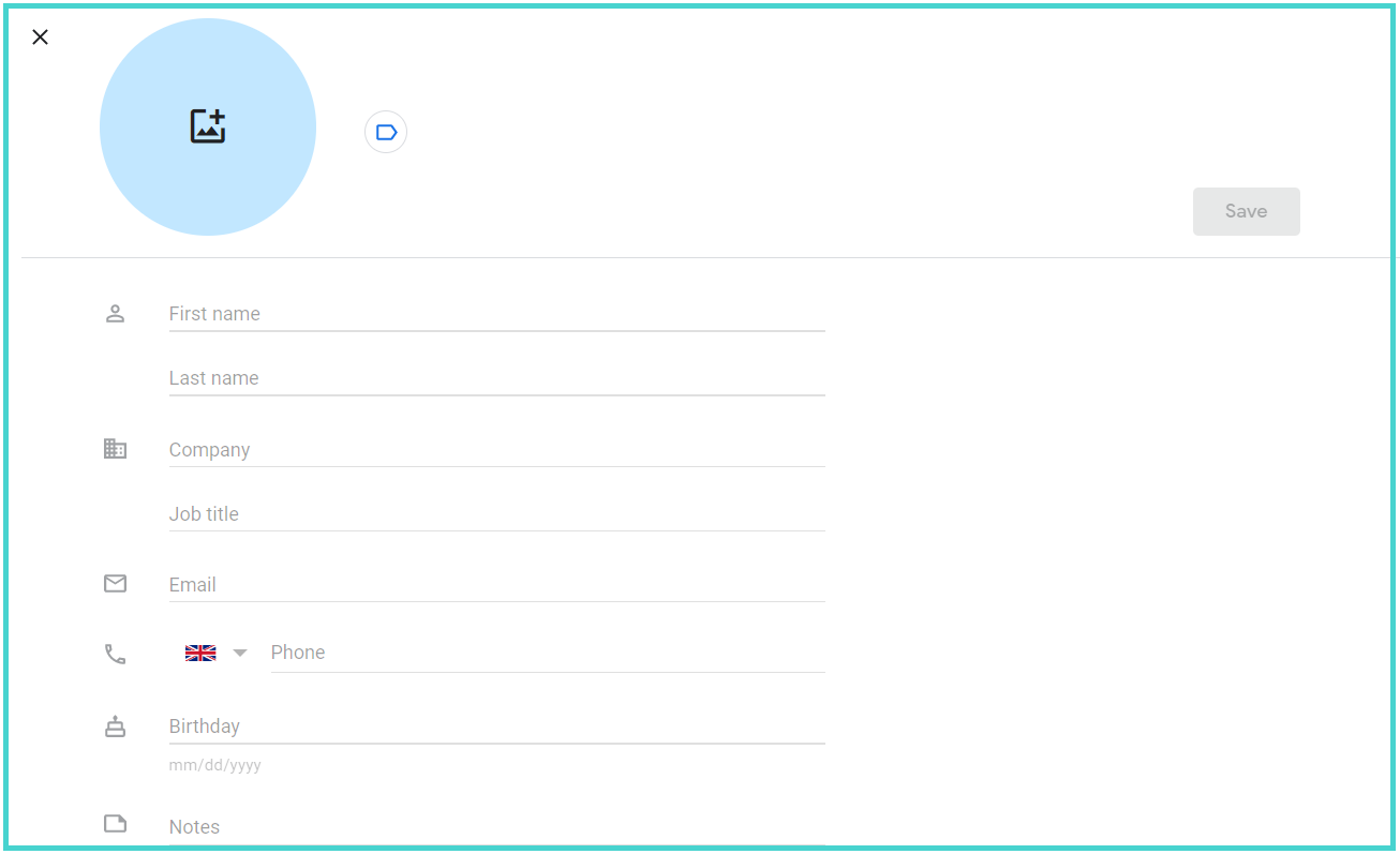 وارد کردن اطلاعات مخاطبان برای ارسال ایمیل انبوه