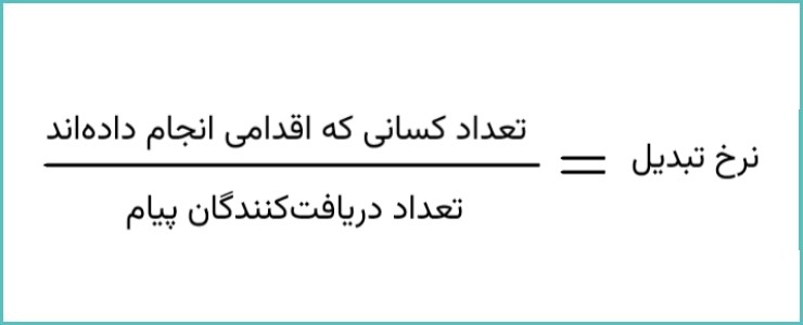 نرخ تبدیل بازاریابی پیامکی