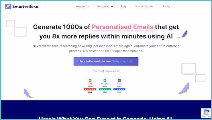ابزار هوش مصنوعی در ایمیل مارکتینگ Smartwriter.ai