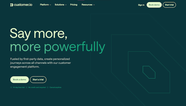 ابزار هوش مصنوعی در ایمیل مارکتینگ Customer.io