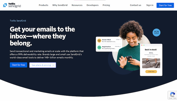 ابزار هوش مصنوعی در ایمیل مارکتینگ Twilio SendGrid