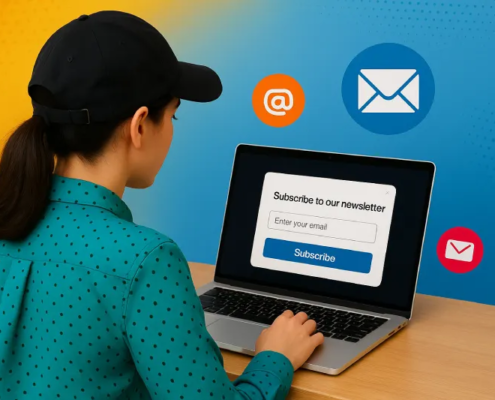 دریافت ایمیل کاربران جدید سایت