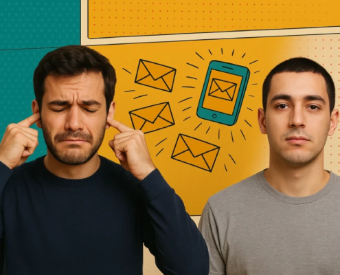 مقاومت روانی در پاسخ به پیامک و ایمیل