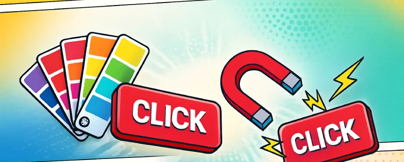 تاثیر رنگ ها روی نرخ کلیک